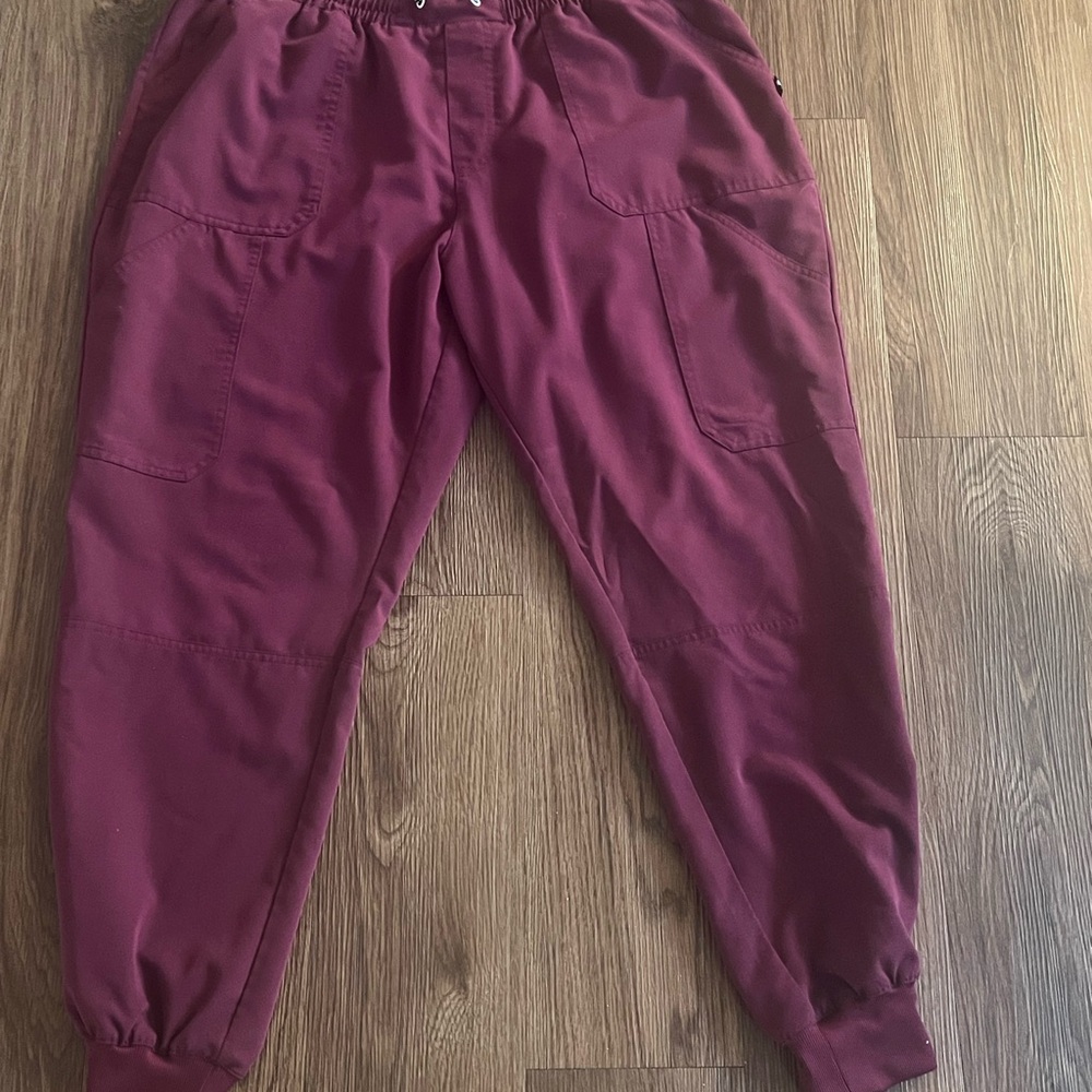 Maroon Beyond Scrub Jogger Scrub Pants